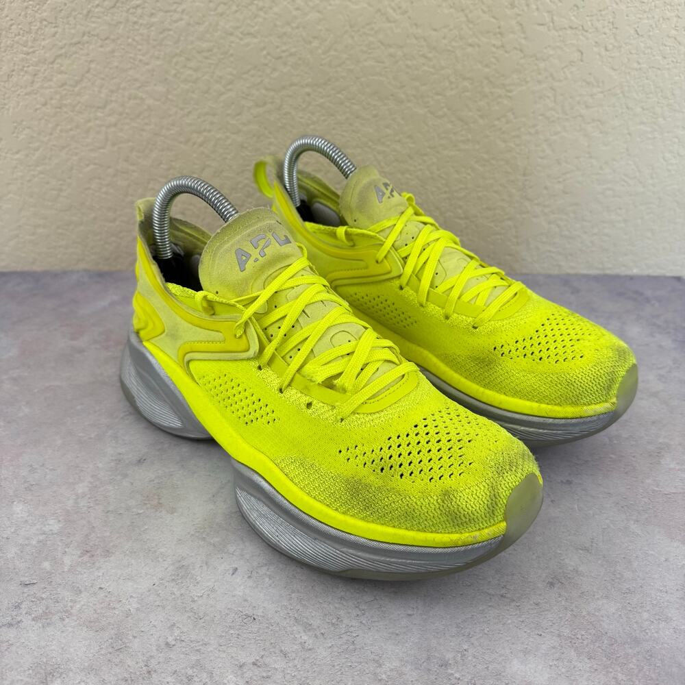 APL MCLAREN HYSPEED Athletic Propulsion Labs Energy Metallic Silver Womens Sz 8